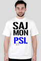 KOSZULKA "SAJMON PSL" MĘSKA [BIAŁA]