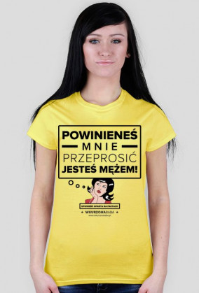 Koszulka Powinieneś mnie przeprosić