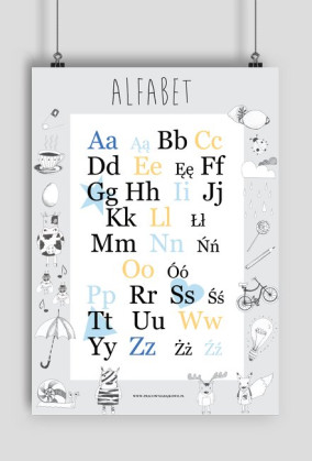 Alfabet plakat A2