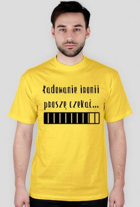 Ładowanie ironii Męska One Mug
