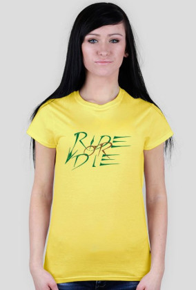 4Biegi prezentuje tshirt - Ride or Die [GREEN&BROWN]