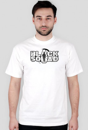 T-shirt męski z nadrukiem BLACK SQUAD roz. XXL !, Kożuchów