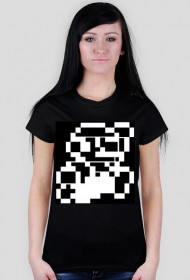 Mario pixel art black