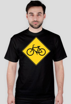 T-Shirt - Bicycles Ahead Sign