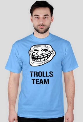 KOSZULKA TROLLS TEAM LIGHT BLUE