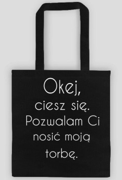TORBA MIEJSKA Z NAPISEM