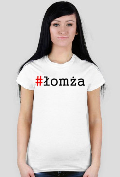 Koszulka damska biała #łomża