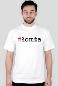 Koszulka męska biała #łomża