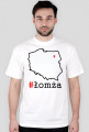 Koszulka męska biała #łomża