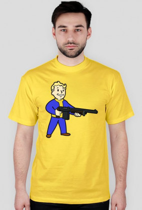 Fallout - Vault Boy z bronią (rózne kolory)