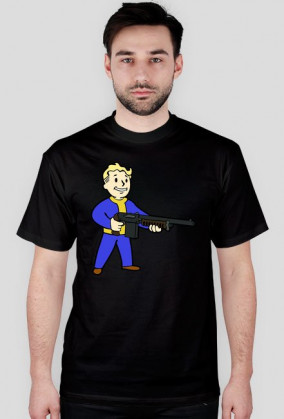 Fallout - Vault Boy z bronią (rózne kolory)