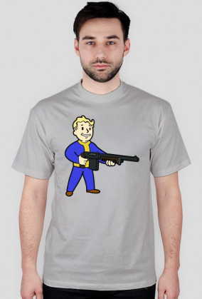 Fallout - Vault Boy z bronią (rózne kolory)