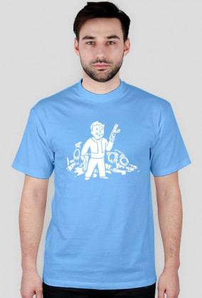 Fallout - Vault Boy niszczy (rózne kolory)