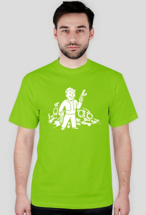 Fallout - Vault Boy niszczy (rózne kolory)