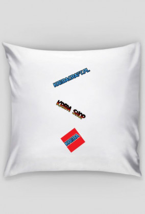 poduszka reklamująca sklep