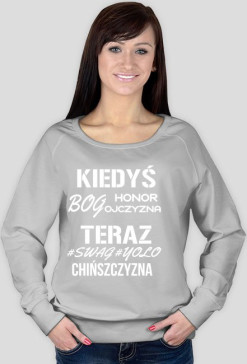 Bluza "kiedyś i dziś"