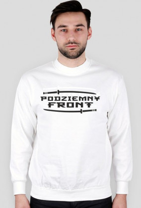 podziemny front black logo bluza 2