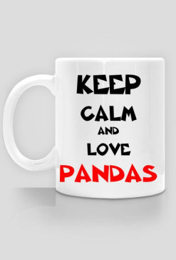 Kubek Keep Calm And Love Pandas