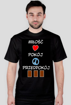 Miłość, Pokój, Przedpokój - M (czarna)