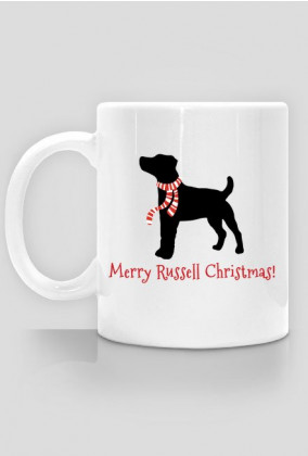 Świąteczny kubek - Russell Terrier
