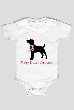 Śpioszek świąteczny - Russell Terrier