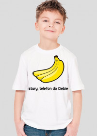 //Banan-telefon - chłopiec