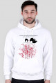 the white stripes are bleeding hoodie