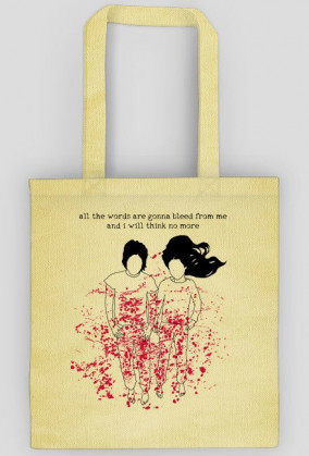 the white stripes are bleeding