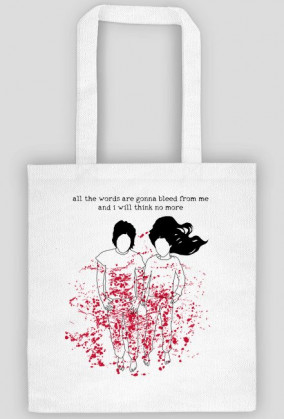 the white stripes are bleeding