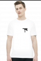 tec 9 white t-shirt