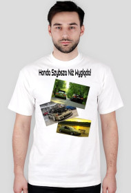 Biały Koszulek z Hondą (1 strona koszulki)