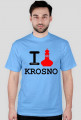 Koszulka I love Krosno - wieża, jasna
