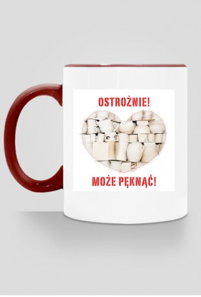 Serce z porcelany