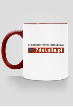 Kubek, nadruk 2 strony portal 7dni.pila.pl