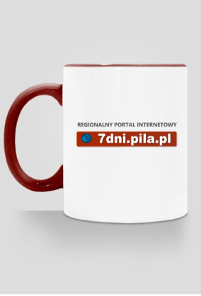Kubek, nadruk 2 strony portal 7dni.pila.pl