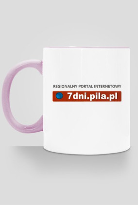 Kubek, nadruk 2 strony portal 7dni.pila.pl