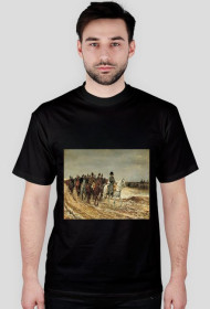 Napoleon and his staff are retuning from Soissons after the battle of Laon