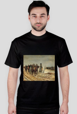 Napoleon and his staff are retuning from Soissons after the battle of Laon