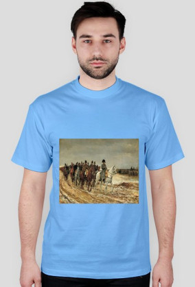 Napoleon and his staff are retuning from Soissons after the battle of Laon