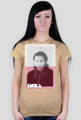 T-shirt damski z portretem Inki