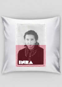 Poszewka na poduszkę z portretem Inki