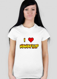 I love hahafilip T-shirt damski