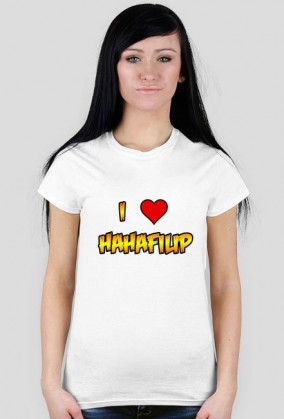 I love hahafilip T-shirt damski