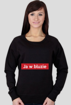 ja w bluzie (damska bluza)