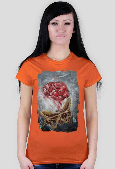 "koszulki z nadrukiem"  - O'Prime Art Prints - Brain Party