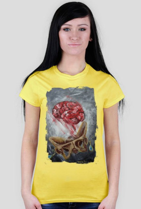 "koszulki z nadrukiem"  - O'Prime Art Prints - Brain Party
