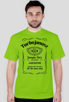 Koszlulka Turbojanusz Czarny napis