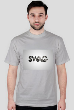 Stylowa koszulka z nadrukiem swag