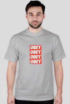 Koszulka z napisami obey