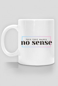 No Sense - Kubek